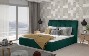 Кровать Inge 180Х200 см, черная цена и информация | Кровати | kaup24.ee
