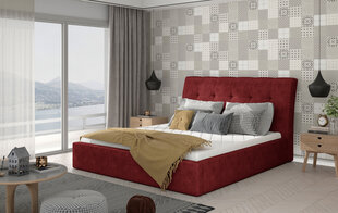 Кровать Inge 180х200 см, красного цвета цена и информация | Кровати | kaup24.ee