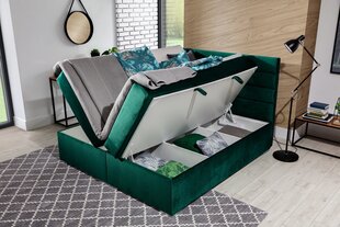 Кровать  Softy, 180х200 см, зеленый цвет цена и информация | Кровати | kaup24.ee