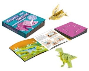 Origami Dinosaurs: Paper Block Plus 64-Page Book hind ja info | Tervislik eluviis ja toitumine | kaup24.ee