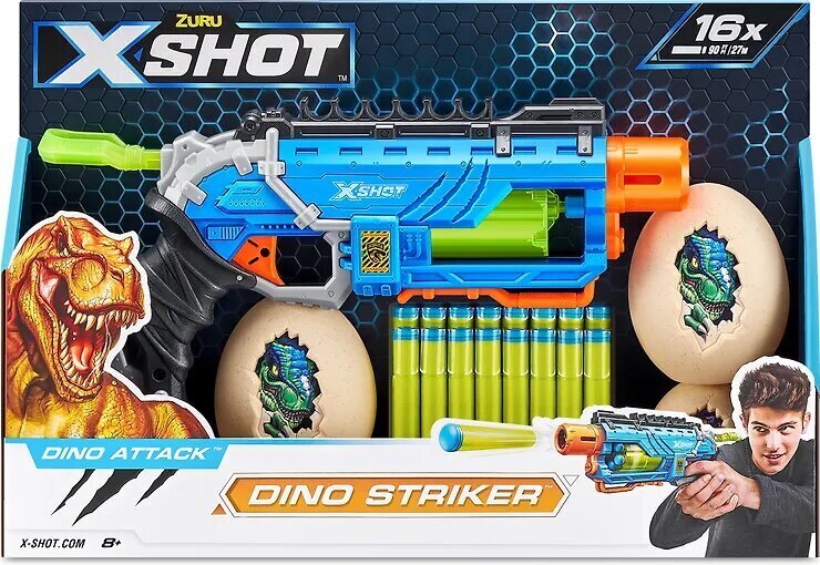 Relv X-Shot Dino Attack Dino Striker hind ja info | Poiste mänguasjad | kaup24.ee