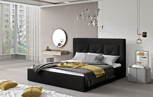 Кровать  Cloe, 180х200 см, черный цвет цена и информация | Кровати | kaup24.ee