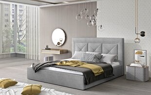 Кровать  Cloe, 180х200 см, серый цвет цена и информация | Кровати | kaup24.ee