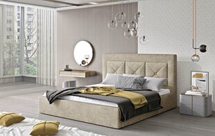Кровать  Cloe, 160х200 см, песочный цвет цена и информация | Кровати | kaup24.ee
