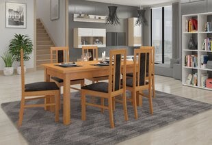 Söögitoa komplekt ADRK Furniture Rodos 59, pruun/hall цена и информация | Комплекты мебели для столовой | kaup24.ee