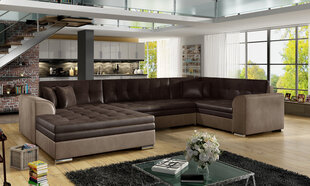 Мягкий угловой диван Damario, коричневый цена и информация | Угловые диваны | kaup24.ee