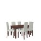 Köögimööbli komplekt ADRK Furniture Rodos 56, pruun/beež hind ja info | Söögilauakomplektid | kaup24.ee