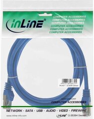 InLine 72522B, RJ45 CAT5e SF/UTP, 25 cm цена и информация | Кабели и провода | kaup24.ee