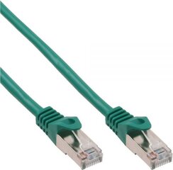 InLine 72514G, RJ45 CAT5e SF/UTP, 1,5 м цена и информация | Кабели и провода | kaup24.ee