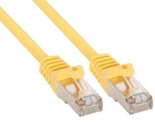 InLine 72550Y, RJ45 CAT5e SF/UTP, 0.5 m цена и информация | Кабели и провода | kaup24.ee