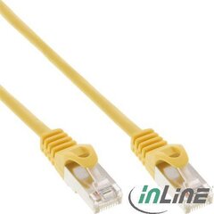 InLine 72511Y, RJ45 CAT5e SF/UTP, 1 м. цена и информация | Кабели и провода | kaup24.ee