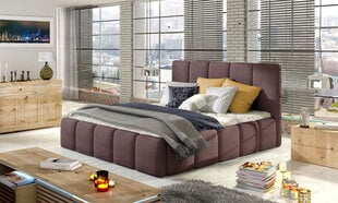 Кровать  Edvige, 140х200 см, коричневый цвет цена и информация | Кровати | kaup24.ee
