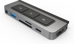 Hyper HyperDrive 6-in-1, USB-C цена и информация | Кабели и провода | kaup24.ee