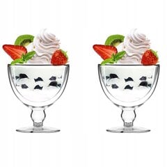 Набор десертных бокалов Vialli Design Amo, 2 шт. цена и информация | Стаканы, фужеры, кувшины | kaup24.ee
