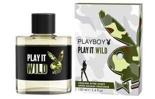 Raseerimisjärgne losjoon meestele Playboy Play It Wild for Him 100 ml hind ja info | Lõhnastatud kosmeetika meestele | kaup24.ee