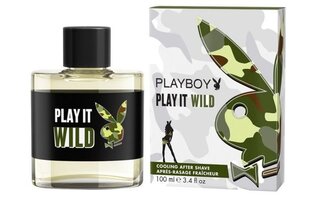 Raseerimisjärgne losjoon meestele Playboy Play It Wild for Him 100 ml цена и информация | Парфюмированная косметика для мужчин | kaup24.ee