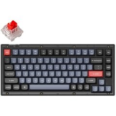 Keychron V1, TKL, Keychron K Pro Red Switch, Frosted Black, US цена и информация | Клавиатуры | kaup24.ee