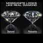 Kõrvarõngad, teemant-Moissanite, Hõbe 925 vääriskividega, E-SMS4 hind ja info | Kõrvarõngad | kaup24.ee