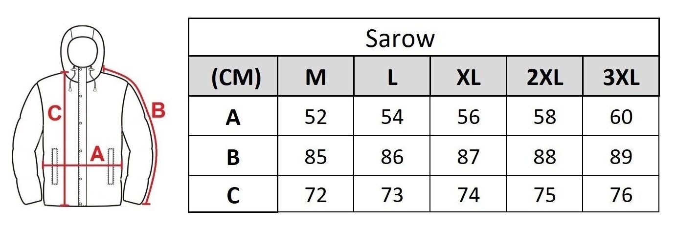 Meeste jope Sarow 627 hind ja info | Meeste joped | kaup24.ee