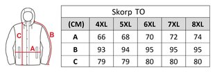 Meeste nahktagi Skorp 409-to, pruun hind ja info | Meeste joped | kaup24.ee