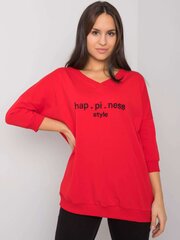 Dressipluus naistele Rue Paris, punane hind ja info | Naiste pluusid, särgid | kaup24.ee