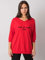 Dressipluus naistele Rue Paris, punane цена и информация | Женские блузки, рубашки | kaup24.ee