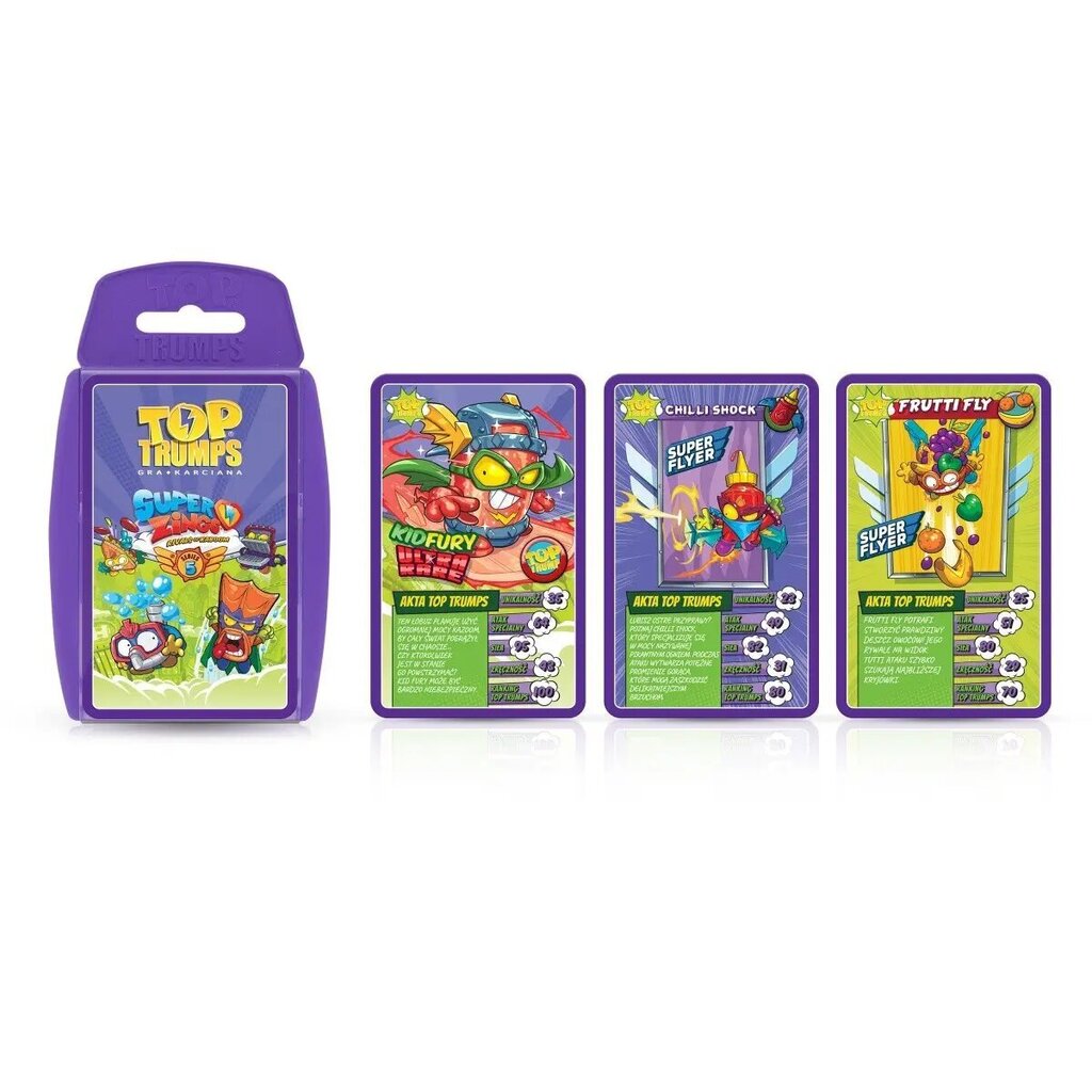 Kaardimäng Top Trumps Super Zings Series 5 hind ja info | Lauamängud ja mõistatused | kaup24.ee