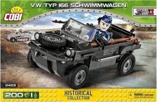 Konstruktor Cobi Klocki VW Typ 166 Schwimmwagen, 200 tk hind ja info | Klotsid ja konstruktorid | kaup24.ee