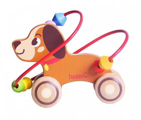 Деревянная собака Iwood цена и информация | Игрушки для малышей | kaup24.ee