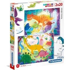 2x20el головоломка. |. Динозавры цена и информация | Пазлы | kaup24.ee