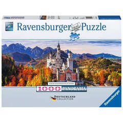 Пазл Ravensburger Panorama: Замок Нойшванштайн, 1000 г. цена и информация | Пазлы | kaup24.ee