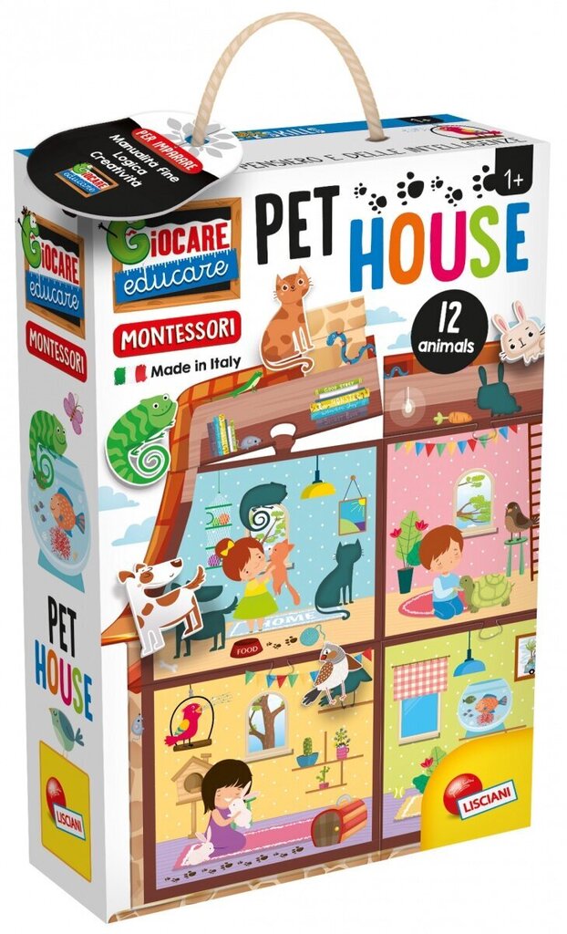 Õppemäng Lisciani: Montessori – loomamaja hind ja info | Arendavad mänguasjad | kaup24.ee