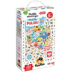 Пазлы наблюдения Карта Польши 5+ цена и информация | Пазлы | kaup24.ee