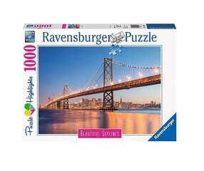 Ravensburger: головоломка 1000el. - Мост Сан-Франциско цена и информация | Пазлы | kaup24.ee