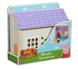 Набор деревянных школьных фигурок Peppa Pig цена и информация | Развивающие игрушки | kaup24.ee