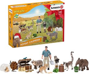 Advendikalender Wild Life Schleich 98272, 24 цена и информация | Развивающие игрушки | kaup24.ee