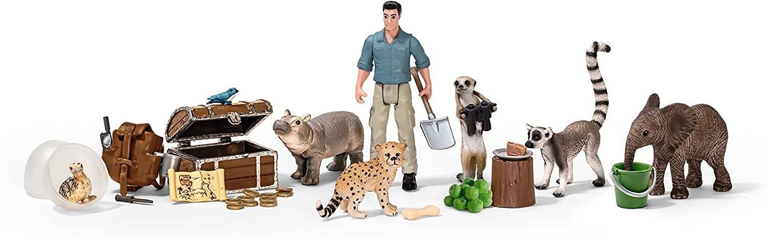 Advendikalender Wild Life Schleich 98272, 24 цена и информация | Arendavad mänguasjad | kaup24.ee