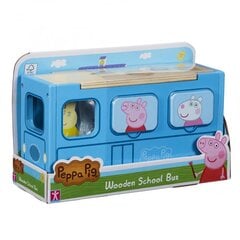 Peppa Pig puidust bussisorteerija цена и информация | Развивающие игрушки | kaup24.ee