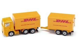 Грузовик с прицепом от курьера DHL цена и информация | Игрушки для мальчиков | kaup24.ee