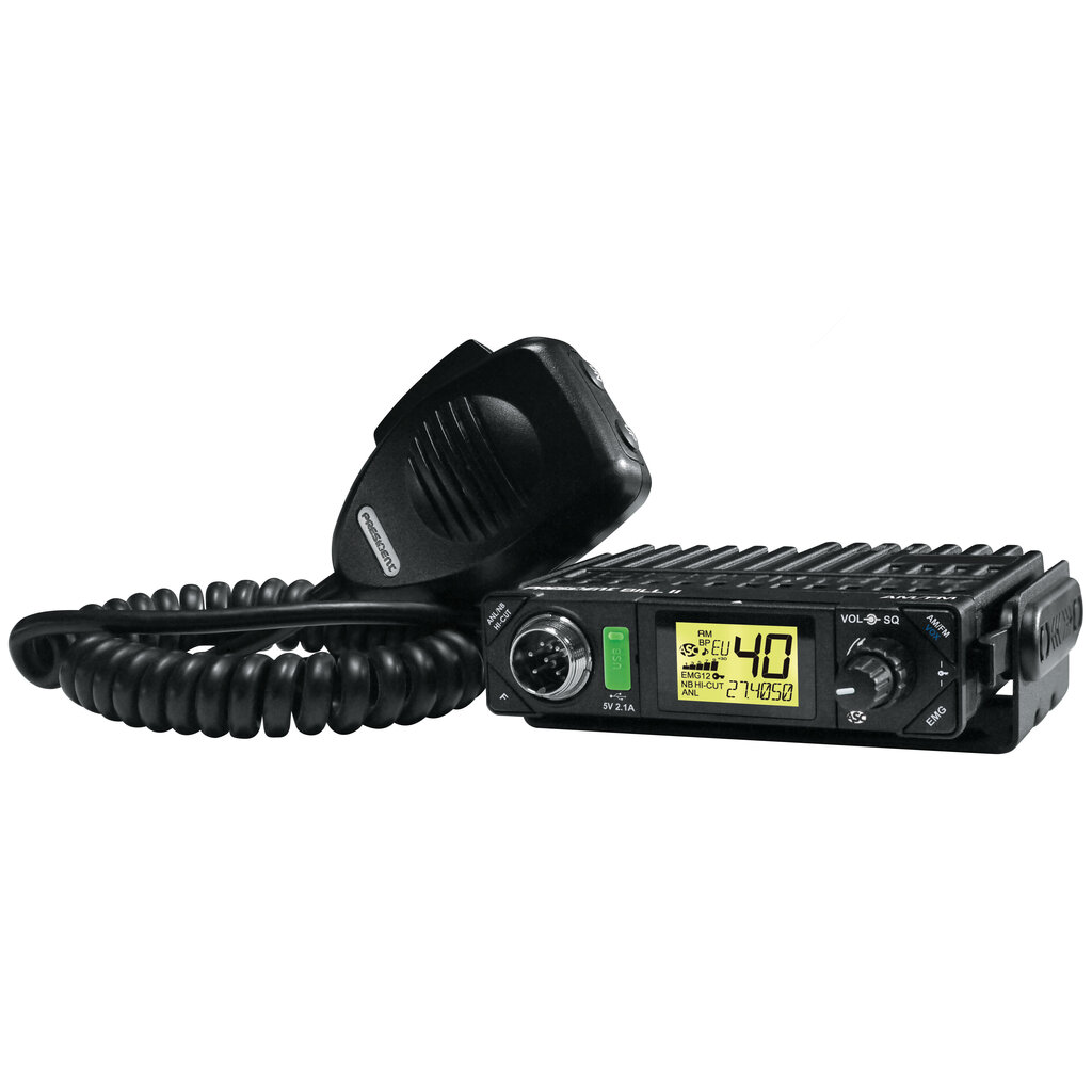 President Bill 2 ASC autoraadiosaatja AM/FM 12V, 7 värviga LCD hind ja info | Raadiosaatjad | kaup24.ee