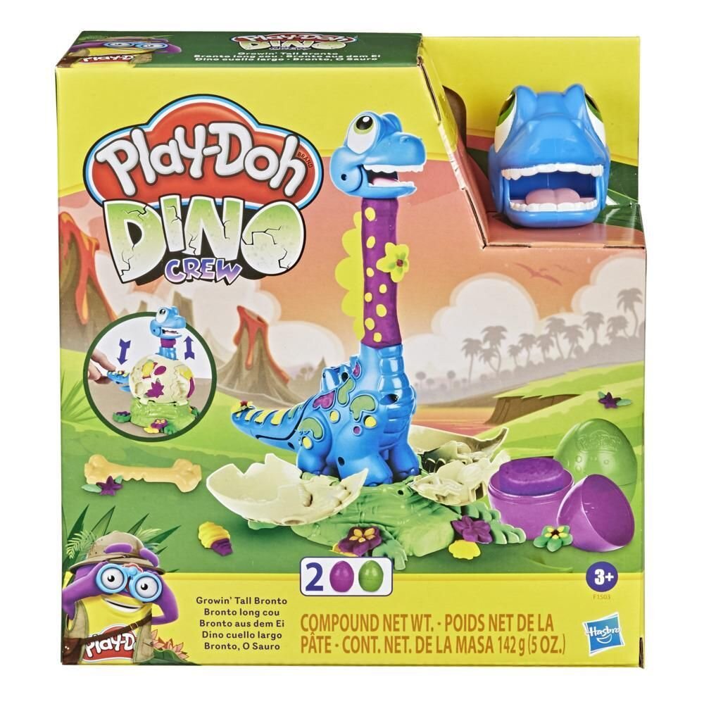 Dinosaur Egg Play-Doh Dino Crew Bronto цена и информация | Tüdrukute mänguasjad | kaup24.ee