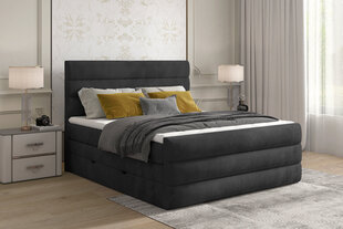 Кровать  Cande, 160x200 см, серый цвет цена и информация | Кровати | kaup24.ee
