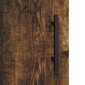 vidaXL kõrge kapp, suitsutatud tamm, 34,5x34x180 cm, tehispuit цена и информация | Kummutid | kaup24.ee