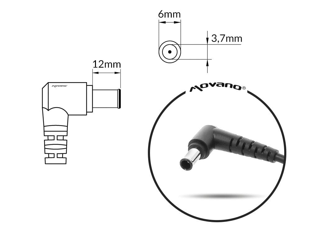 Laadija sülearvutile 20v 7.5a (6.0 x 3.7) 150 W Asus hind ja info | Sülearvutite laadijad | kaup24.ee