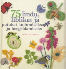 75 lindu, liblikat ja putukat kudumiseks цена и информация | Книги об искусстве | kaup24.ee