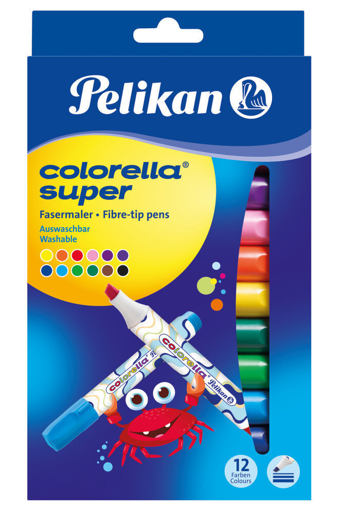 Viltpliiatsid Pelikan Colorella Super, 12 tk цена и информация | Kunstitarbed, voolimise tarvikud | kaup24.ee