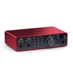 Focusrite Scarlett 2i2 4th Gen hind ja info | Helikaardid | kaup24.ee