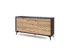 Kummut AKL Furniture Diamond Sands KSZ154, pruun/must цена и информация | Комоды | kaup24.ee