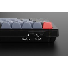 Keychron V4, Keychron K Pro Brown Switch, Frosted Black, US цена и информация | Клавиатуры | kaup24.ee