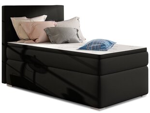 Кровать  Rocco, 90х200 см, черный цвет цена и информация | Кровати | kaup24.ee